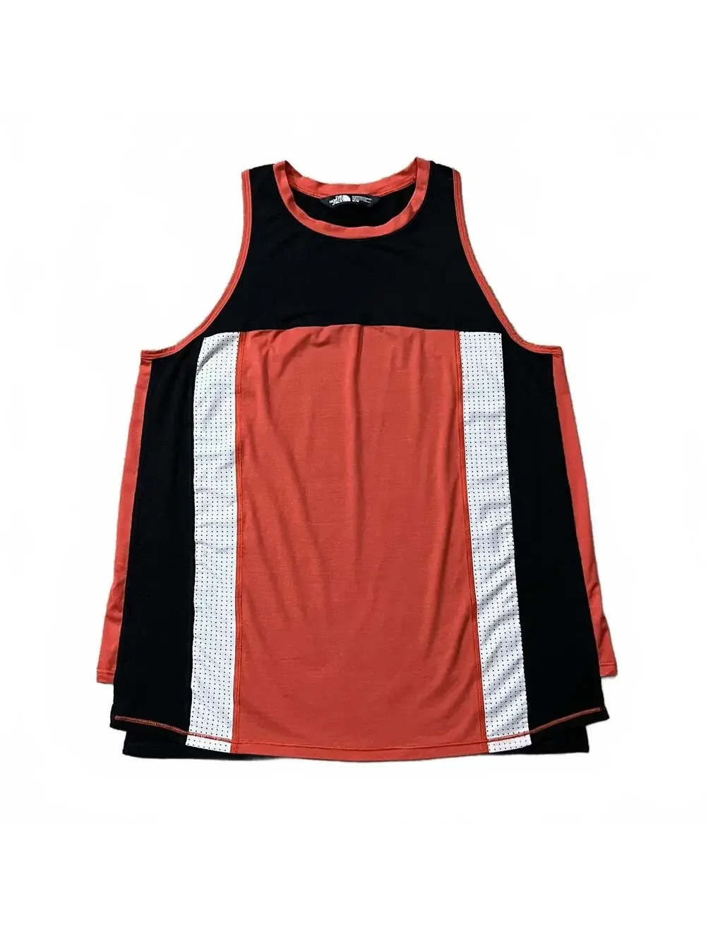 The North Face Womens Red Colorblock Athletic Tank Top Size Medium - Picture 1 of 5